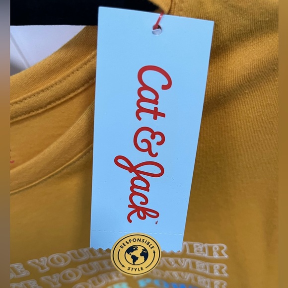 Girls Cat & Jack Graphic T-Shirt 'Embrace Your Power’ - Picture 5 of 12